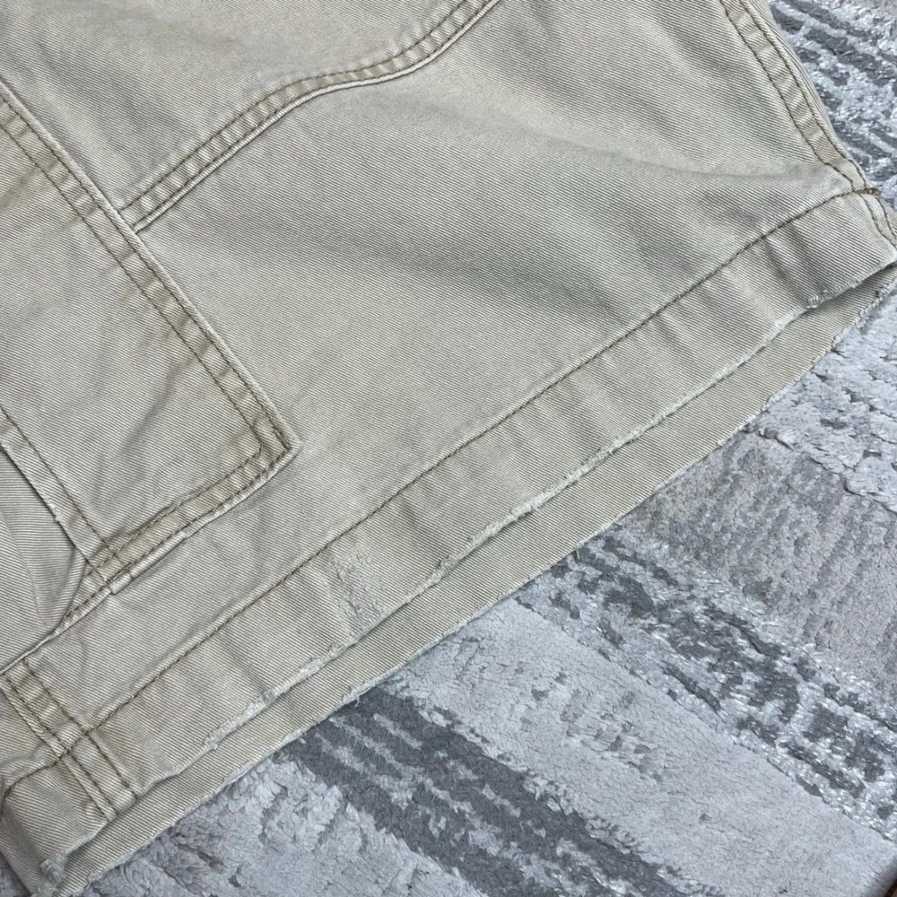 Vintage Y2K Denim‎ & Supply Ralph Lauren Cargo Shorts Khaki Distressed Mens 40